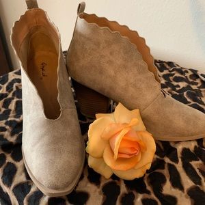 Suede Taupe Boots